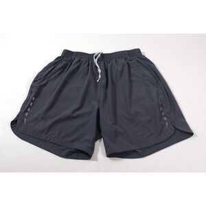 Mier Shorts Men Large Gray Running Athletic Performance 7 Inch Inseam Reflective